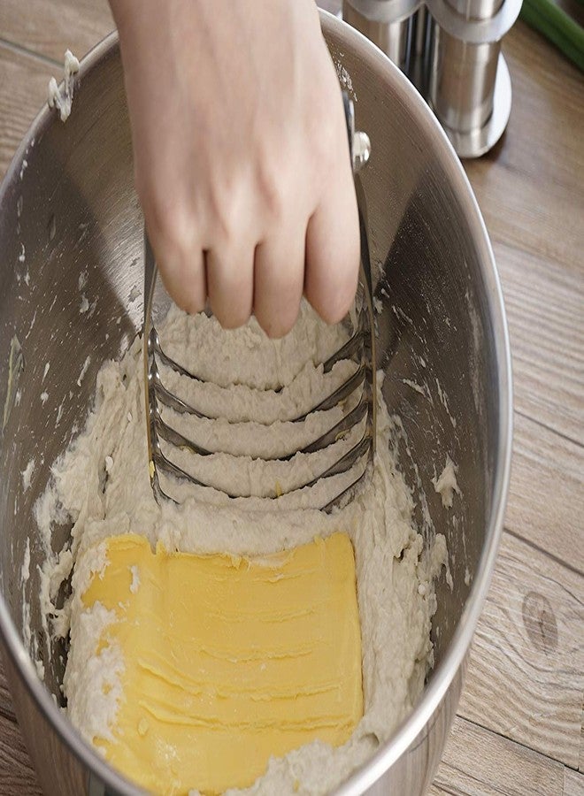 we3 Dough Blender, Top Professional Pastry Cutter with Heavy Duty Stainless Steel Blades - Image 5